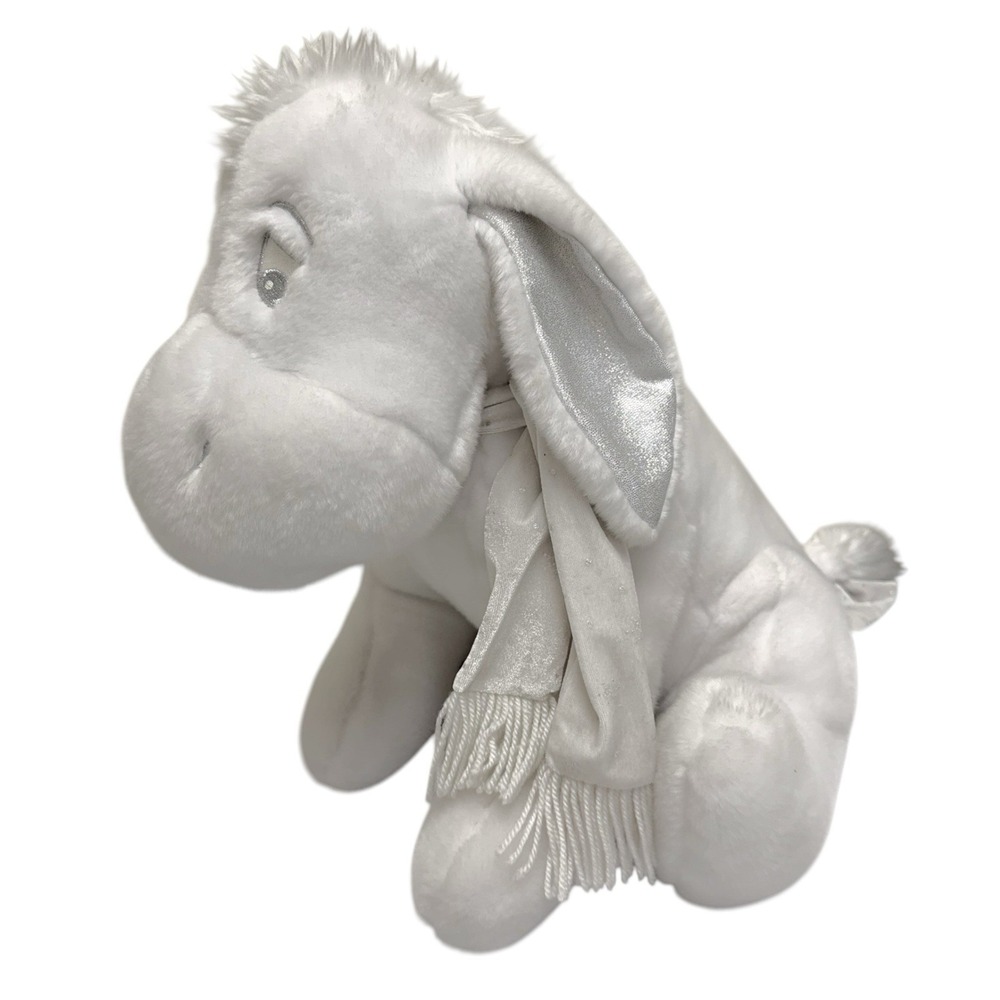 Vintage Disney Store Exclusive 22" Snowflake Eeyore Plush Toy Stuffed Animal